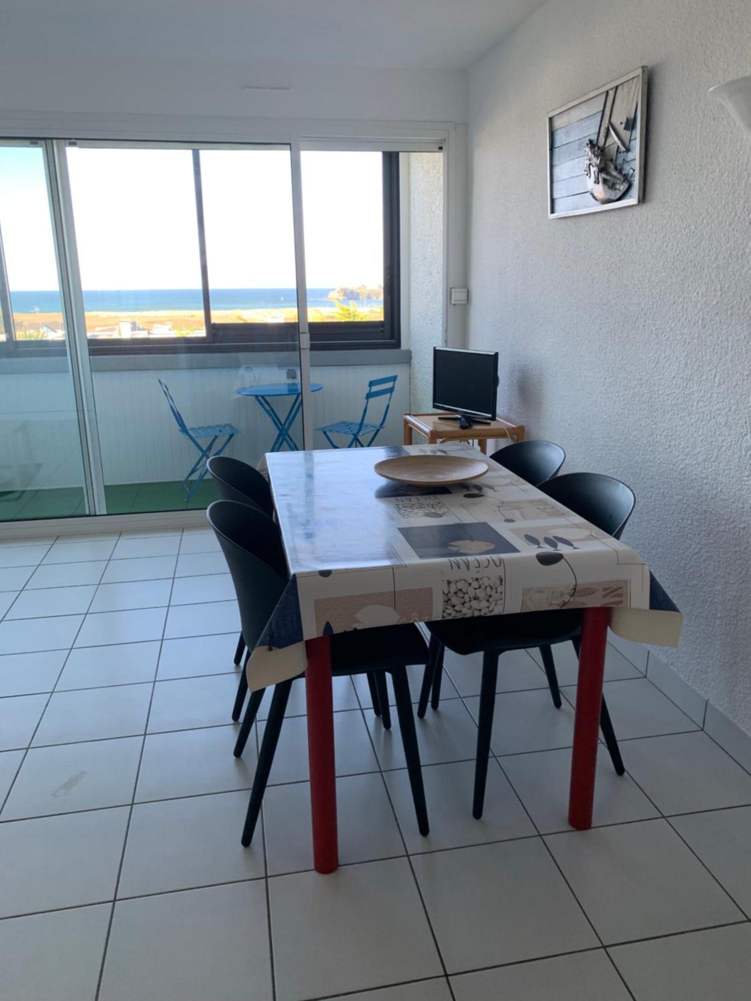 Appartement ,Le Trimaran, Avec Vue Sur L'Ocean Guidel Bagian luar foto